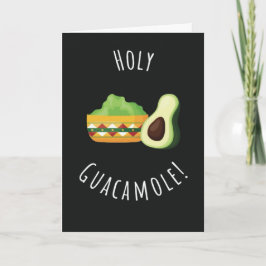 Süße Lustige Heilige Guacamole Karten Avocado Mexi