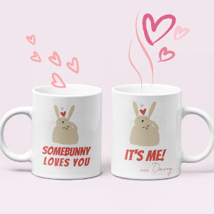 Süße lustige Kaninchen Hase Wortspiel Liebe Kaffeetasse