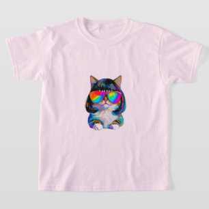 Süße lustige Katze (Gemälde Nr. 2) T-Shirt
