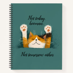 Süße lustige Katzennickerchen Notizbuch