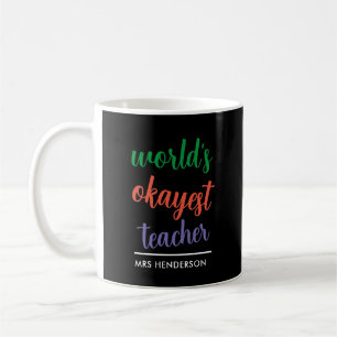 Süße lustige Lehrerdankbarkeit  Kaffeetasse