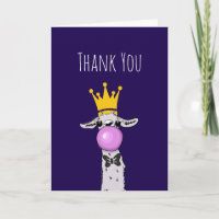Süße lustige Llama-Illustration Danke