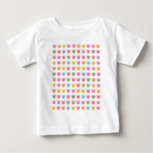 Süße lustige Mädchen-konfigurierbare Konversations Baby T-shirt