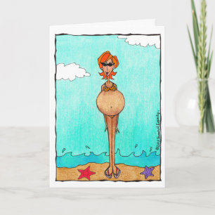 Süße lustige Schwangerschaft Baby Shower Gratulati Karte