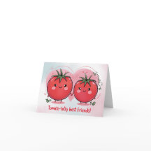 Süße lustige Tomaten-Wortspielerei beste Freundin
