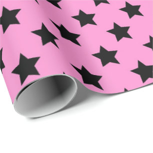 Süße Mädchen-Baby-Shower-Sternenmuster Geschenkpapier
