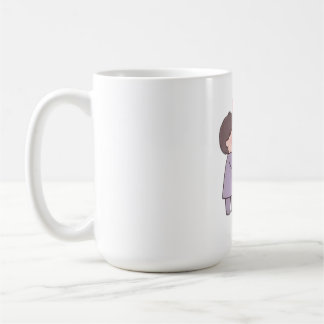 süße Mädchen Kaffeetasse