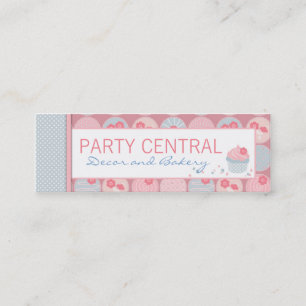 Süße Mädchen-Visitenkarte Mini Visitenkarte