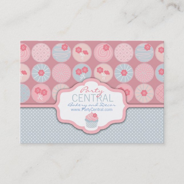 Süße Mädchen-Visitenkarte Visitenkarte (Vorderseite)