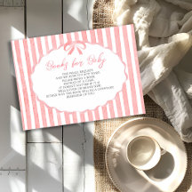 Süße Mädchenbücher für Baby Rosa Band Streifen