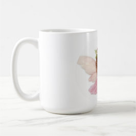 Süße magische Blumenkrone Baby Fee Kaffeetasse
