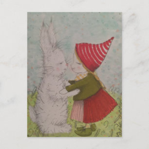 Süße magische Märchenliebe. Postkarte