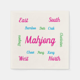 Süße Mahjong-Servietten Serviette