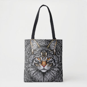 Süße Maine Coon Katze Tasche