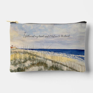 süße Make-up-Tasche mit Reißverschluss im Strandde Zubehörtasche