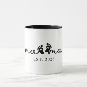 Süße Mama Est 2026 Tasse