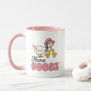 Süße Mama-Gans-Wortkunst  Tasse