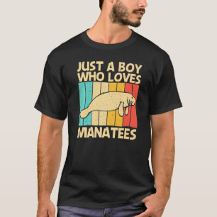 Süße Manatee für Jungen Kinder Seekuh Dugong Manat T-Shirt