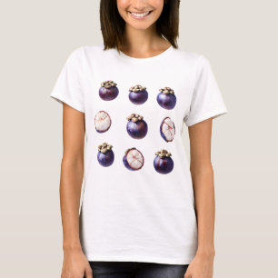 Süße Mangostane Tropenfrucht T-Shirt