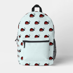 Süße Marienkäfer-Illustration Bedruckter Rucksack