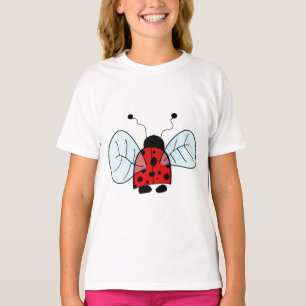 Süße Marienkäfer-Illustration T-Shirt