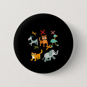 Süße Marionetten-Puppen-Puppenspieler-Personalisie Button