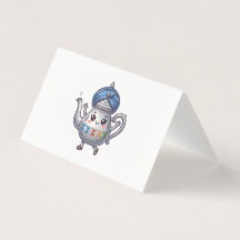 Süße marokkanische Berber-Teekanne Kawaii-Aufklebe
