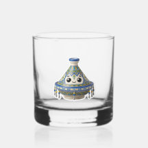 Süße marokkanische Kawaii-Tajine-Aufkleber