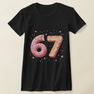 Süße Mathe-Donut-Bruchzahl Zurück zur Schule 67 T-Shirt