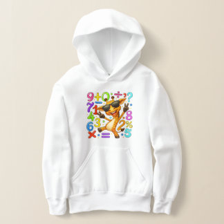 Süße Mathe-Fuchs-Zahlen-Hoodie für Kinder Hoodie