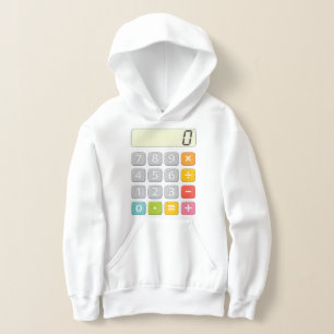 Süße Mathe-Rechner Hoodie für Kids Schule