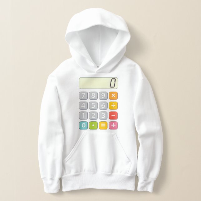 Süße Mathe-Rechner Hoodie für Kids Schule (Ablage )