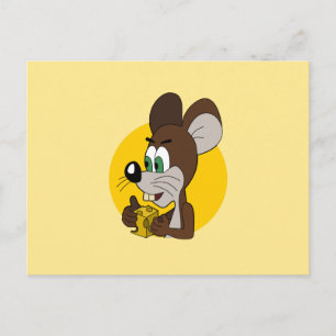 Süße Maus Cartoon Postkarte