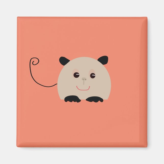 Süße Maus Magnet Illustriert (Vorne)