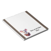 Süße Maus mit Buch