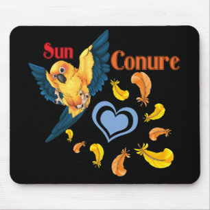 Süsse-Mausunterlage Sun Conure Mousepad