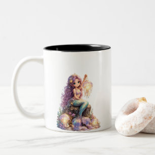 Süße Meerjungfrau  Zweifarbige Tasse