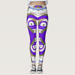 Süße mehrfarbige klassische "Ratti_Creative_Arts" Leggings