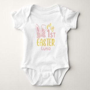 Süße Meine ersten Osterhasenohren Pastell Baby Strampler