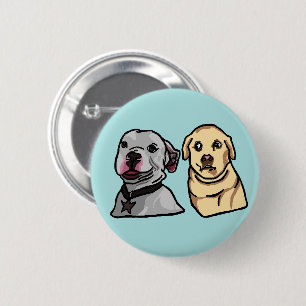 Süße Meme-Hunde Button