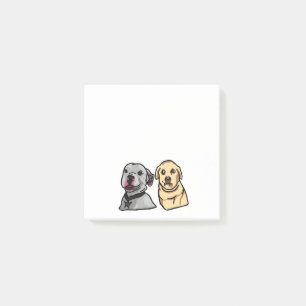 Süße Meme-Hunde Post-it Klebezettel