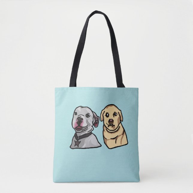 Süße Meme-Hunde Tasche (Vorderseite)
