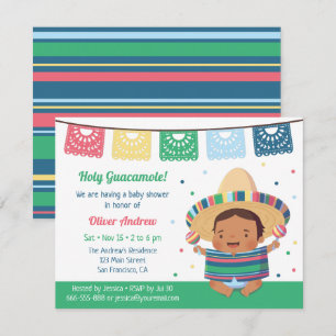 Süße mexikanische Babyparty-Fiesta Einladung