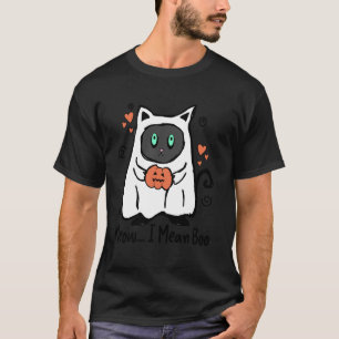 Süße Mieze ich meine Boo Geisterkatzenliebhaber Ha T-Shirt
