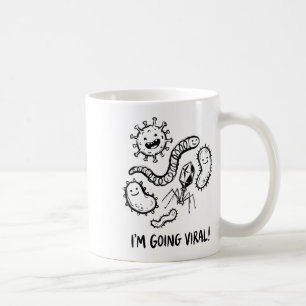 Süße Mikrobenkeim-Virus-Biologie-Lehrer Humor Wiss Kaffeetasse