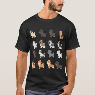 Süße Mini-Hunde T-Shirt