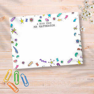 Süße Mini-Insekten und Mini-Tiere Post-it Klebezettel