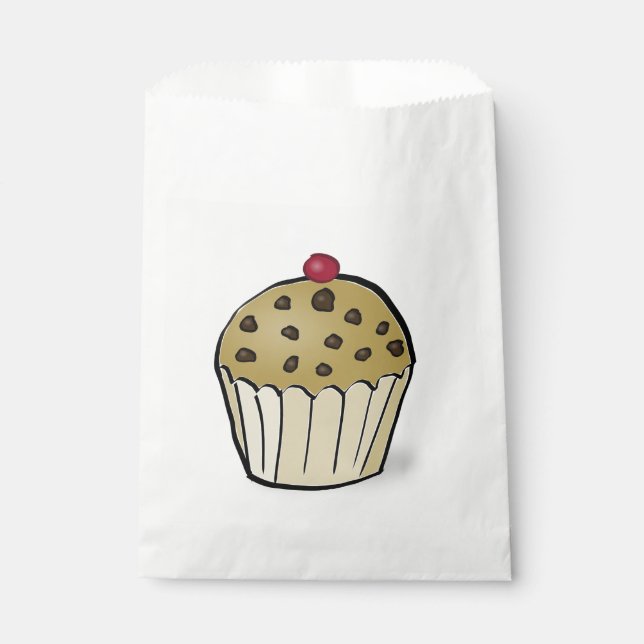 Süße Mini-Muffins Geschenktütchen (Vorderseite)