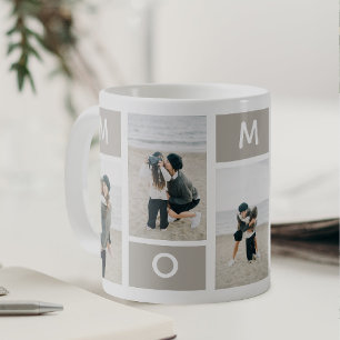 Süße Minimal MOMMY 5 x Foto Kaffeetasse