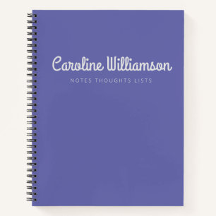 Süße minimalistische Schrift-Typografie Benutzerde Notizbuch